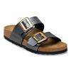 Birkenstock Sydney Lux Buckle Birko-Flor - Metallic Black